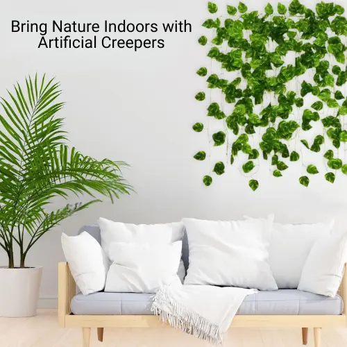 11 Premium Artificial Creepers for Wall Decoration – Realistic Hanging Vines for Indoor & Outdoor Home Décor. - Image 1