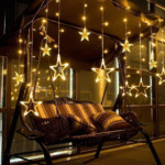 Twinkling Star LED Curtain Lights | Decorative Warm Glow Fairy String Lights for Bedroom, Festivals & Events - Image 2