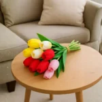 Luxury Artificial Tulip Flower Bunch for Home Decoration – Real Touch Faux Tulips for Vase & Gifting. - Image 4