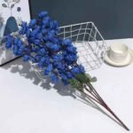 Elegant Artificial Flower Blossom Bunch for Home Decoration – Realistic Bloom Stems for Vases & Table Arrangements. - Image 2