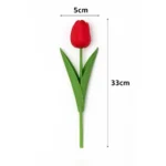 Elegant Artificial Tulip Flowers for Home Décor – Premium Faux Tulip Bouquet for Vase & Table Decoration. - Image 2