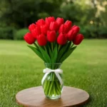 Elegant Artificial Tulip Flowers for Home Décor – Premium Faux Tulip Bouquet for Vase & Table Decoration. - Image 4